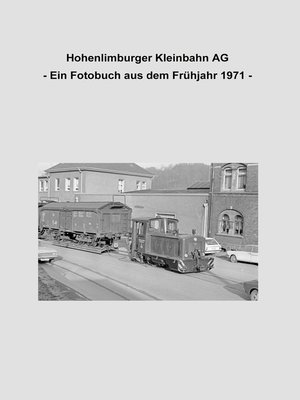 cover image of Hohenlimburger Kleinbahn AG